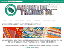 Tablet Screenshot of ancientearthtradingco.com